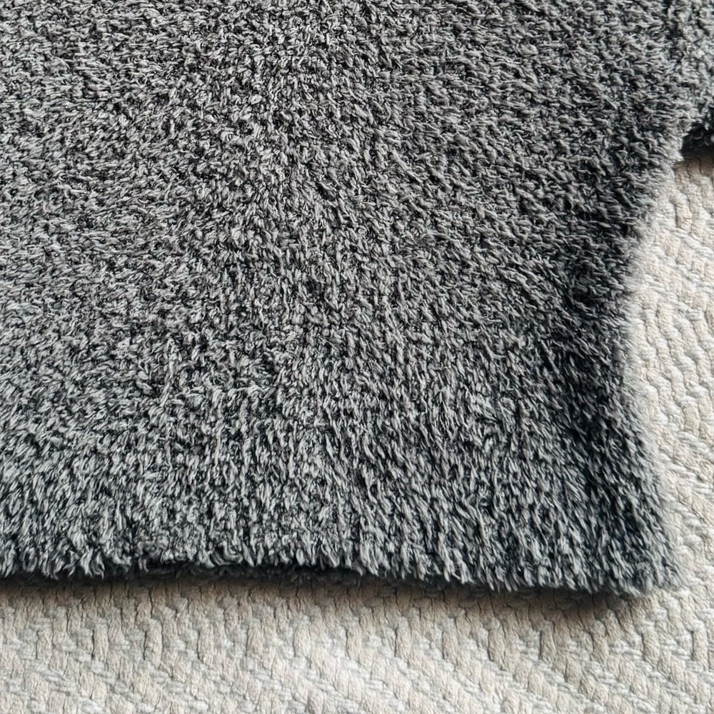 SKIMS Cozy Knit Teddy Crop Top Short Sleeve Gray Size XXS/XS - Picture 4 of 9